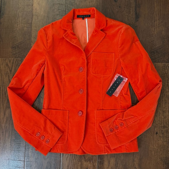 THEORY corduroy blazer, size 4, NWT - Picture 3 of 13